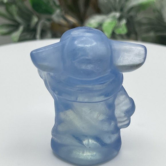 2 Baby Yoda “Grogu” Opalite Carvings - Picture 5 of 10